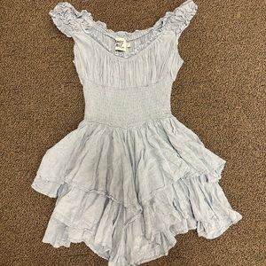 Princess Polly blue romper dress